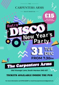 Retro Disco New Year's Party